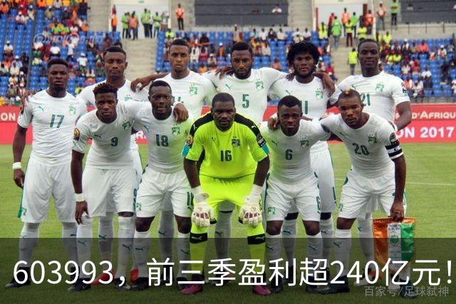 603993，前三季盈利超240亿元！已超去年全年！